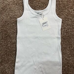 Nordstrom Classic White Tank Top